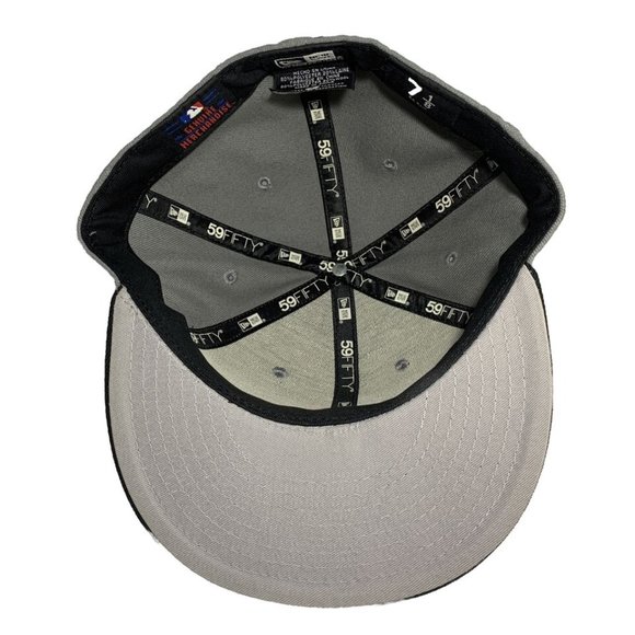 New Era 59Fifty Seattle Mariners 7 1/8 Fitted Hat MLB Grey Black Alternate Color - Picture 5 of 7